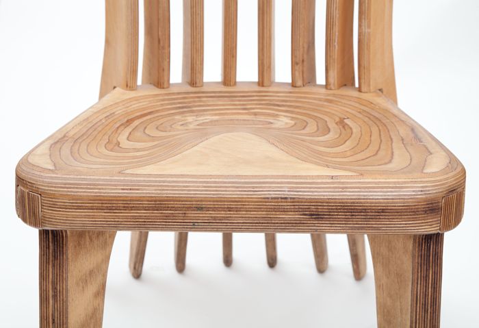 Carved Plywood Chair