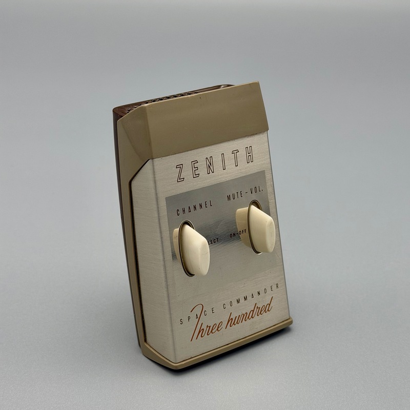 Zenith's Space Commander. Two buttons is all you need.