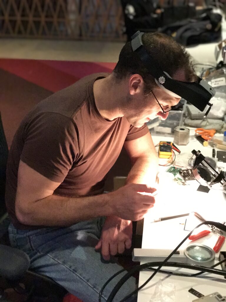 Dave Hayden engineering the Playdate