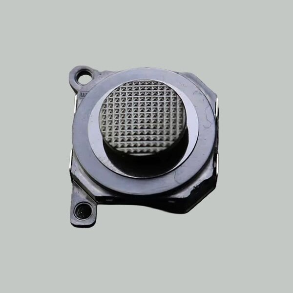 A slide-style thumb joystick that moves on a flat plane, reporting left/right and up/down as two simultaneous analog values. Photo by the Author