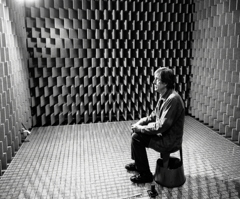 John Cage in an anechoic chamber